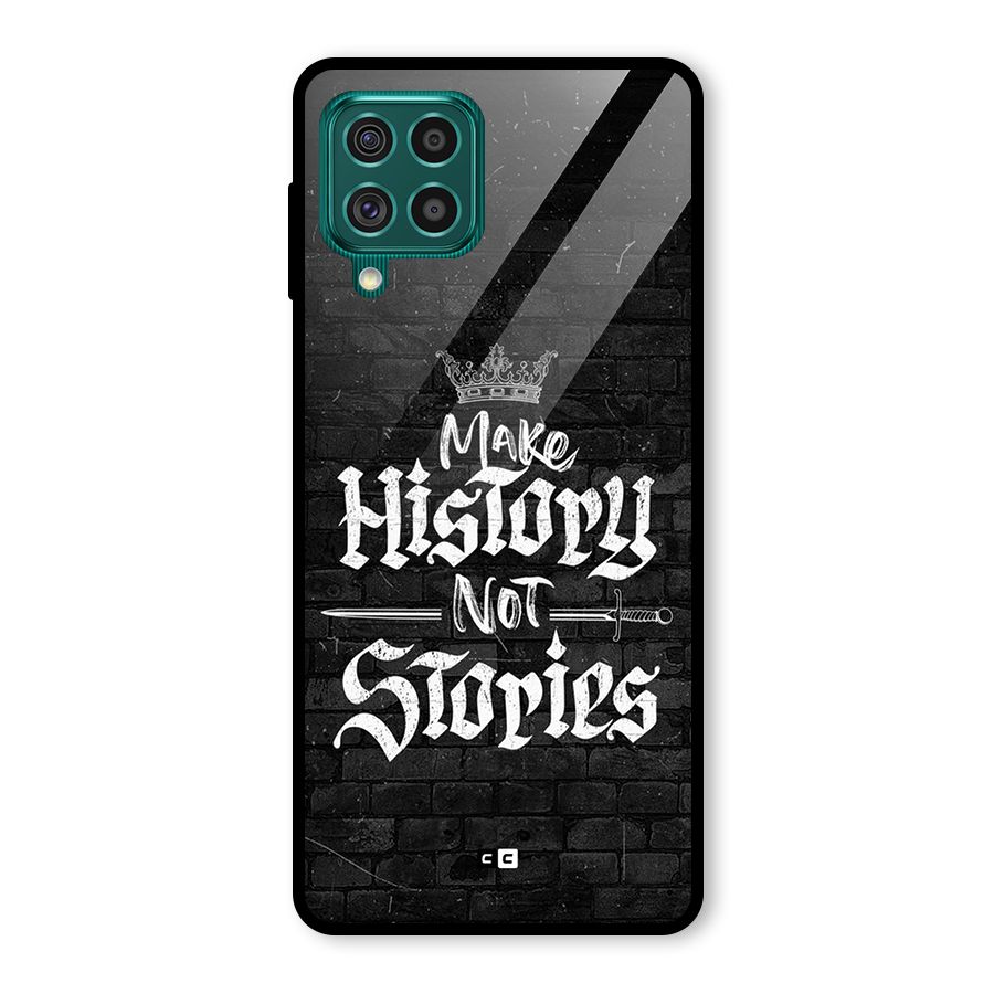Make History Glass Back Case for Galaxy F62