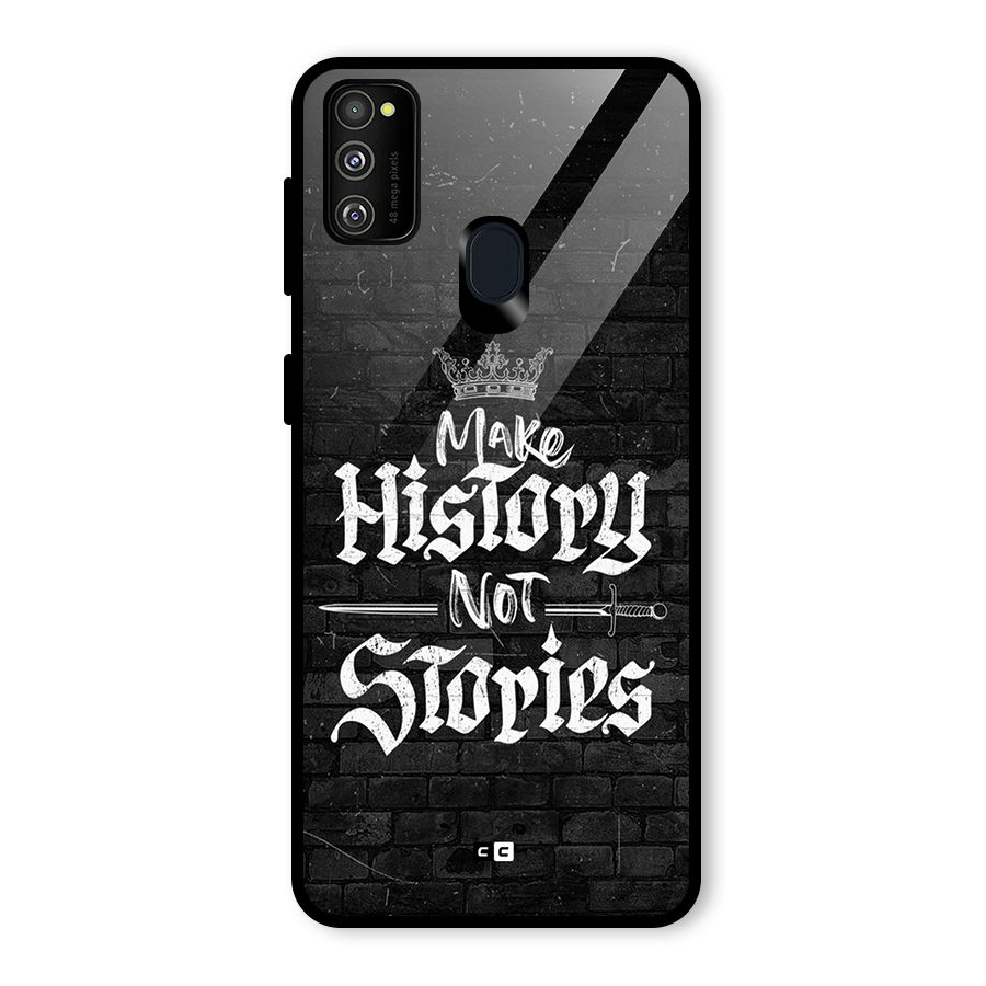 Make History Glass Back Case for Galaxy M30s