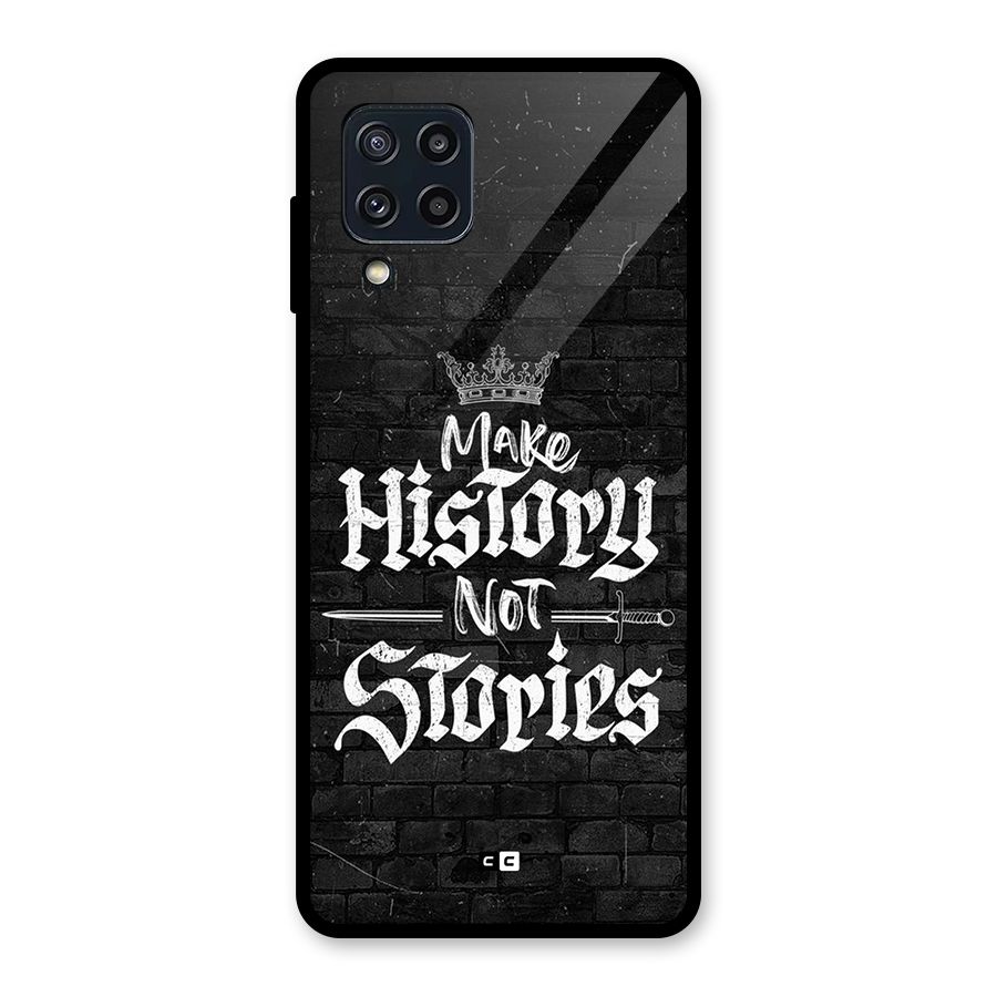 Make History Glass Back Case for Galaxy M32