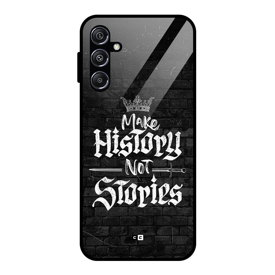 Make History Glass Back Case for Galaxy M34 5G
