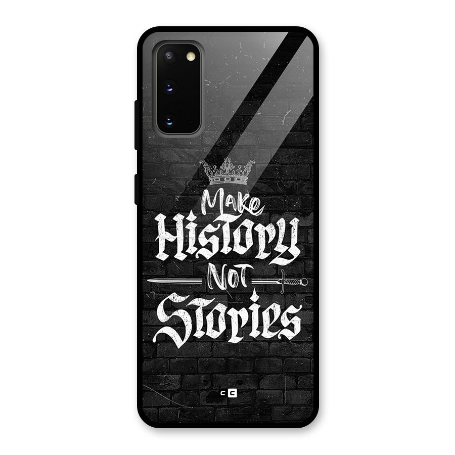 Make History Glass Back Case for Galaxy S20