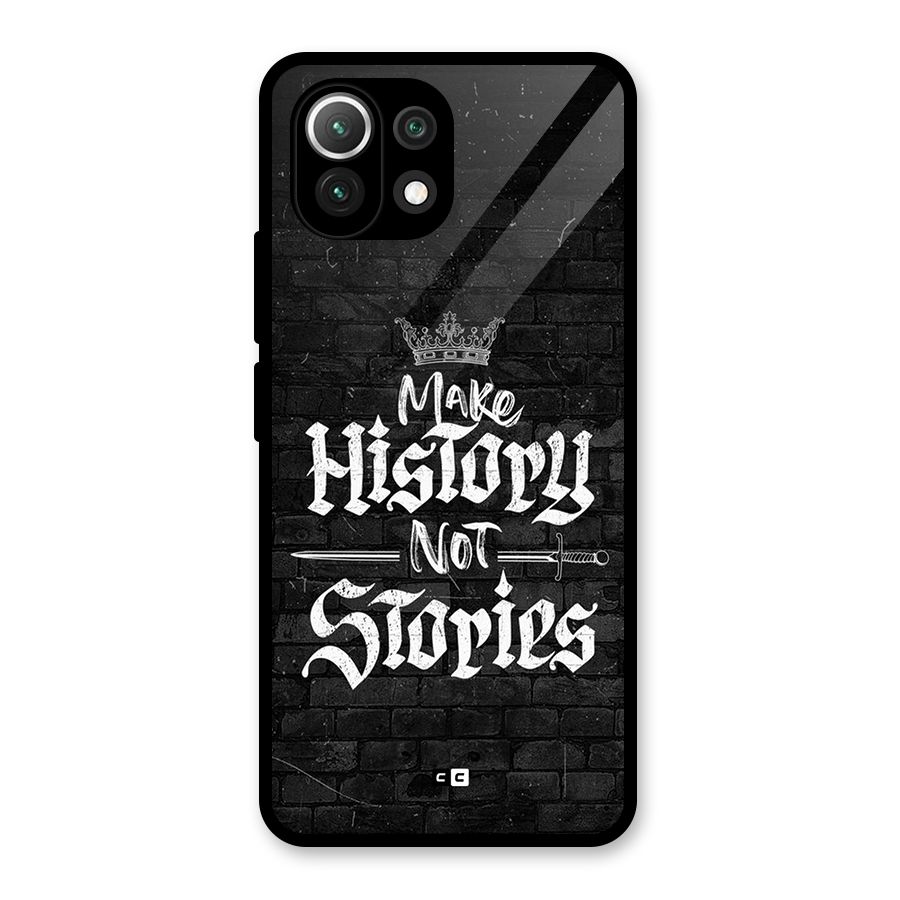 Make History Glass Back Case for Mi 11 Lite NE 5G