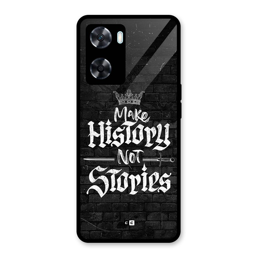 Make History Glass Back Case for Oppo A77s