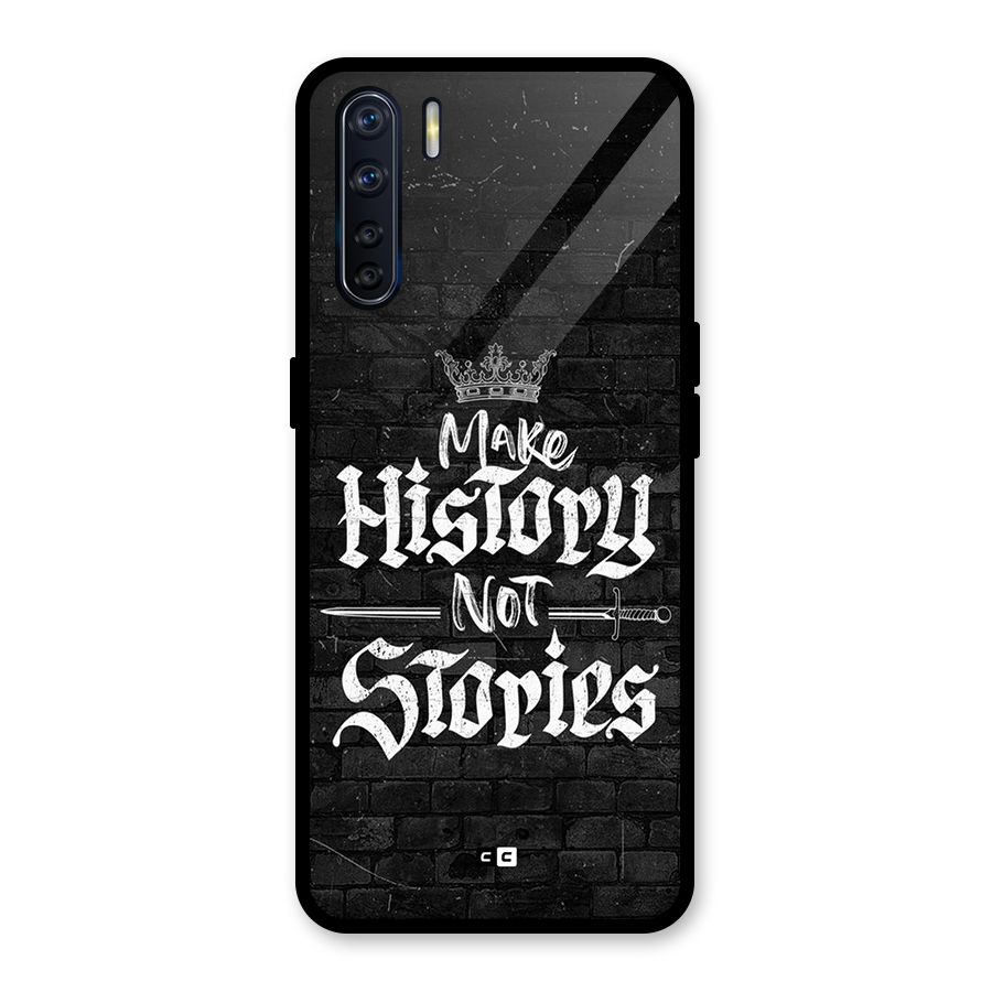 Make History Glass Back Case for Oppo F15
