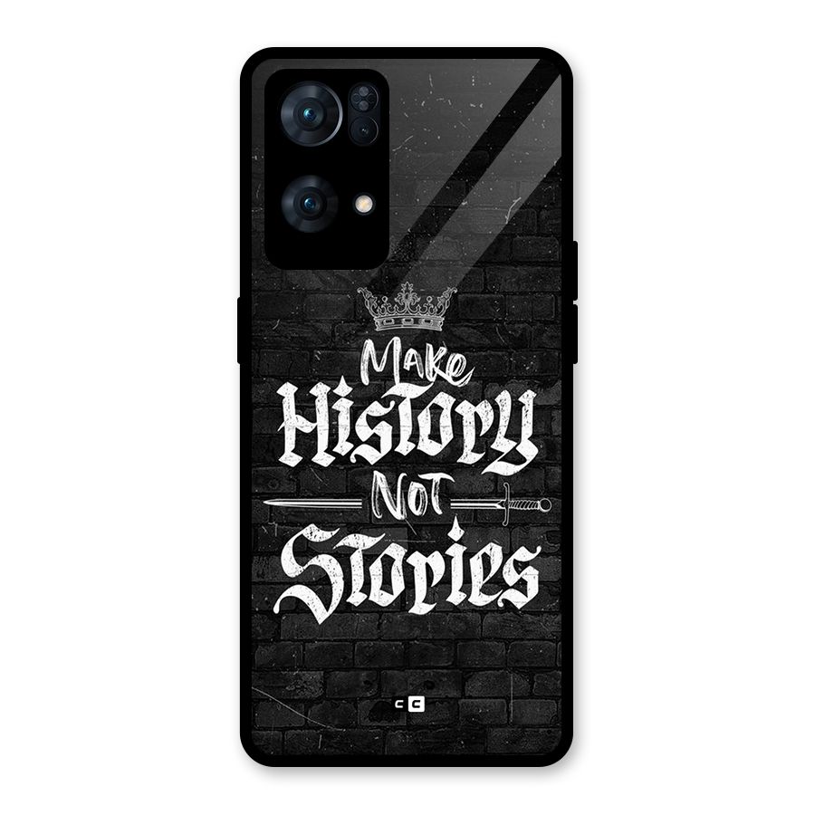 Make History Glass Back Case for Oppo Reno7 Pro 5G