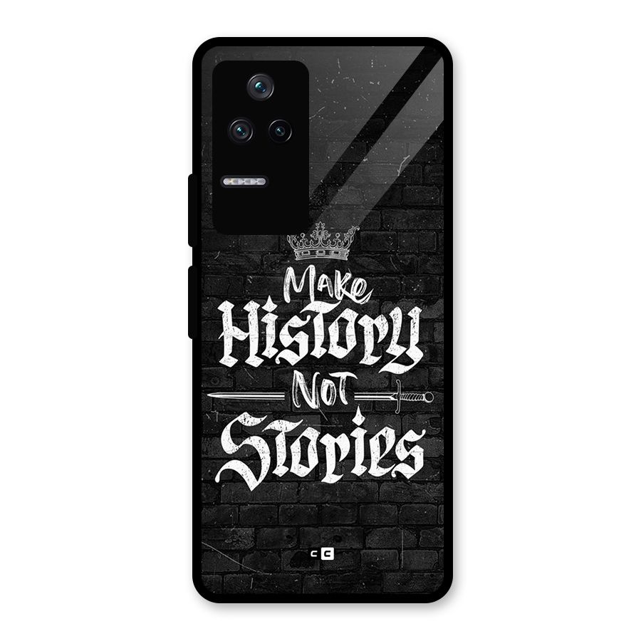 Make History Glass Back Case for Poco F4 5G