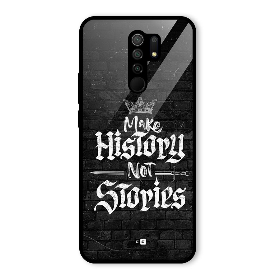 Make History Glass Back Case for Poco M2