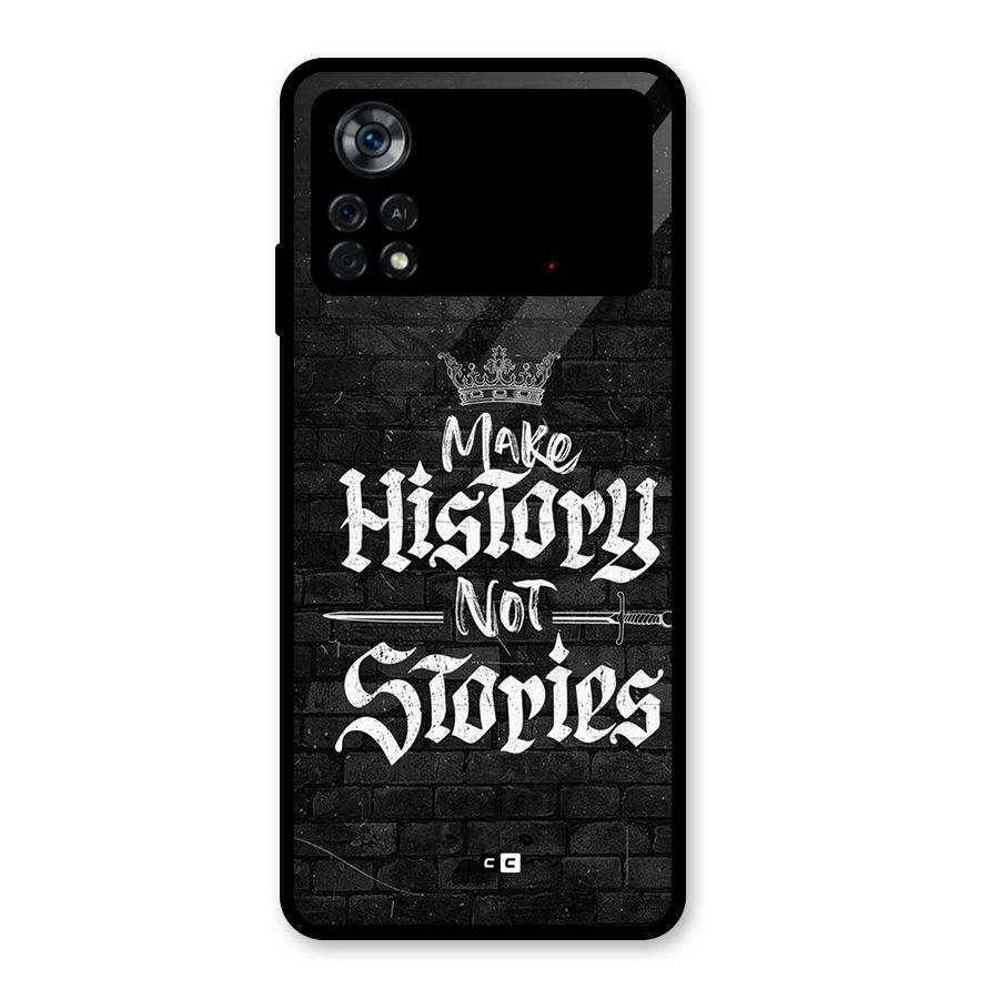 Make History Glass Back Case for Poco X4 Pro 5G