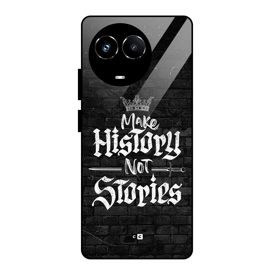 Make History Glass Back Case for Realme 11X