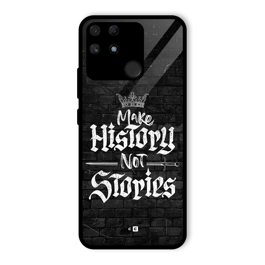 Make History Glass Back Case for Realme Narzo 50A