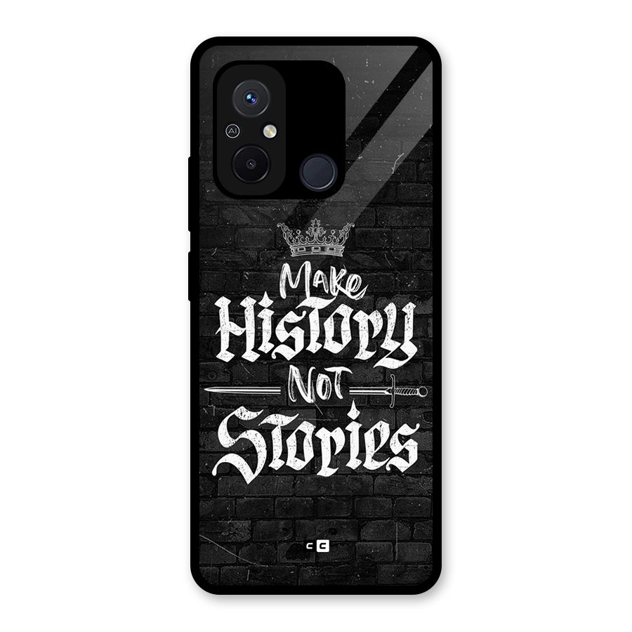 Make History Glass Back Case for Redmi 12C