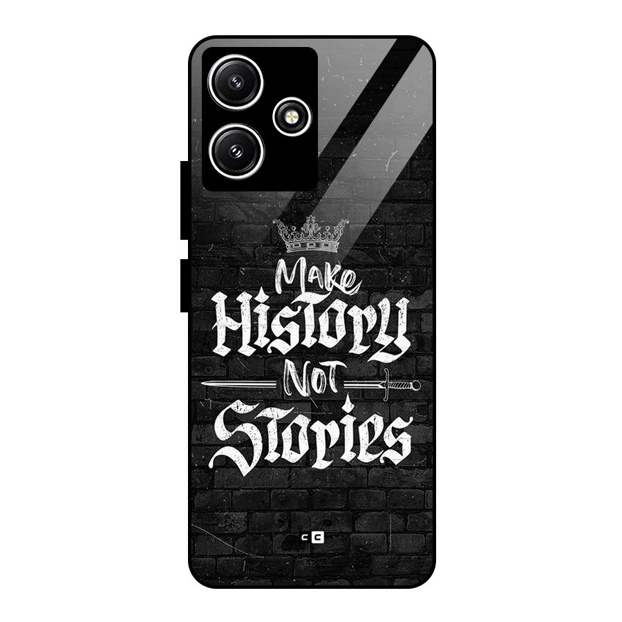 Make History Glass Back Case for Redmi 12 5G