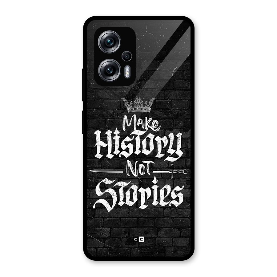 Make History Glass Back Case for Redmi K50i