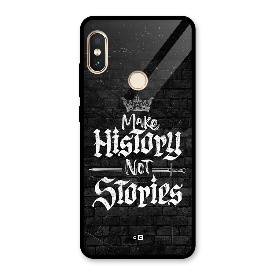 Make History Glass Back Case for Redmi Note 5 Pro