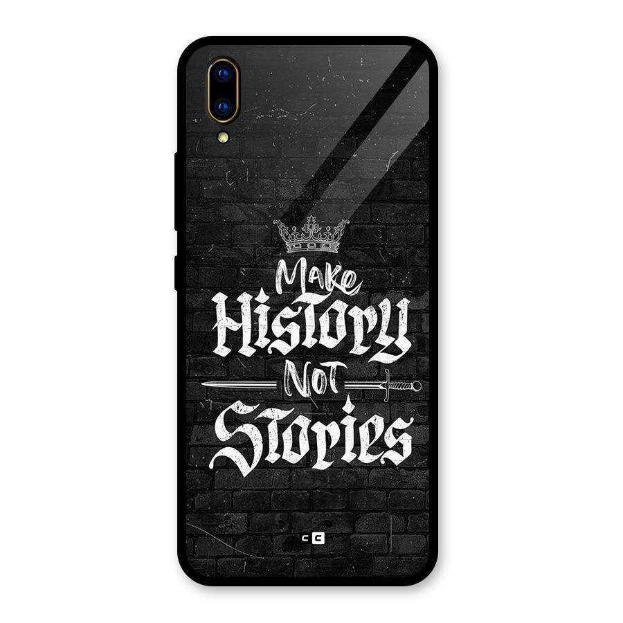 Make History Glass Back Case for Vivo V11 Pro