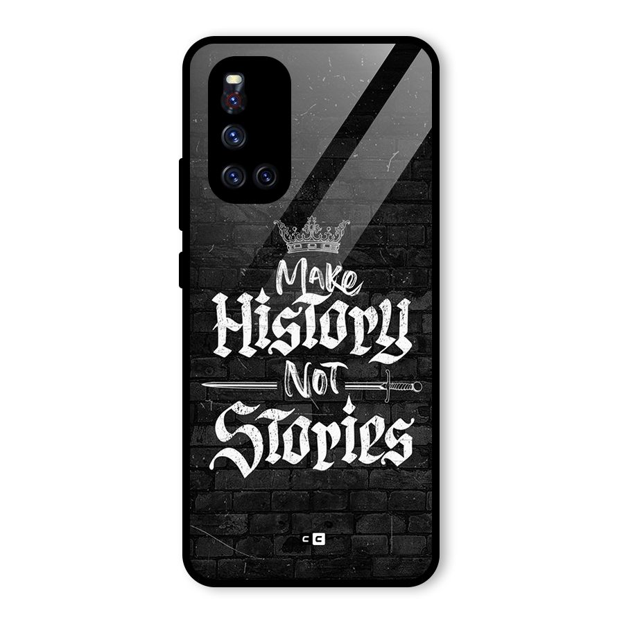 Make History Glass Back Case for Vivo V19