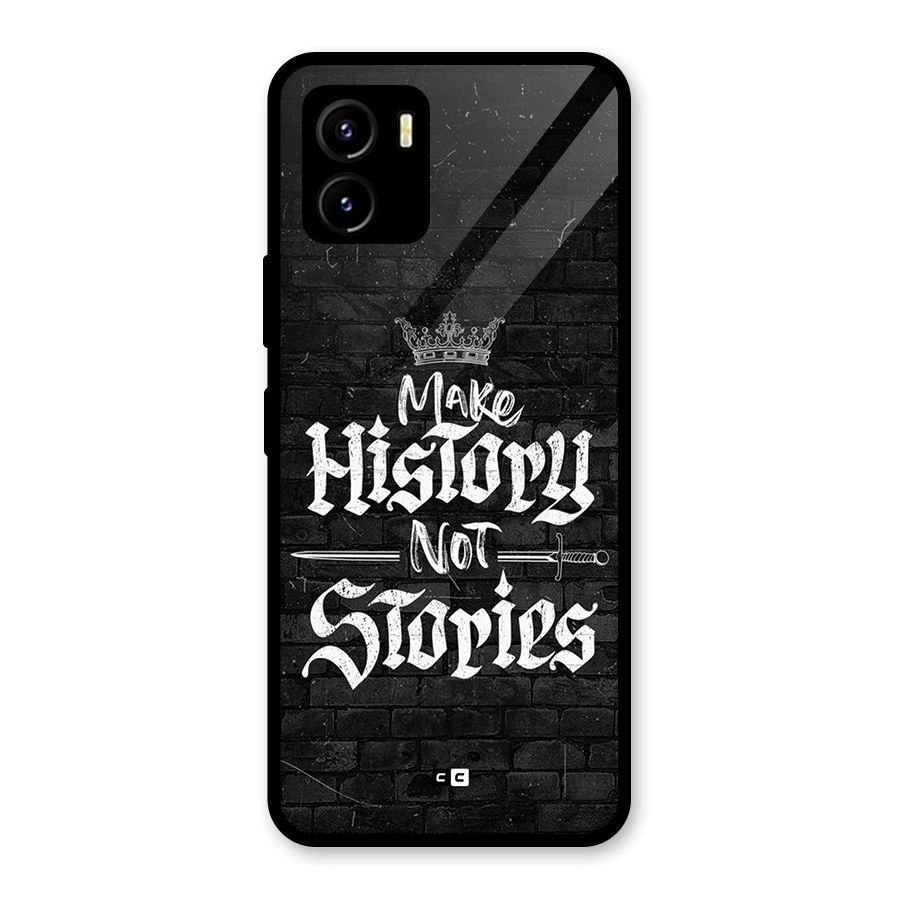 Make History Glass Back Case for Vivo Y15s