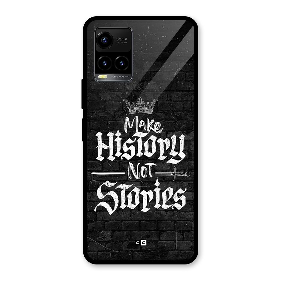 Make History Glass Back Case for Vivo Y21T