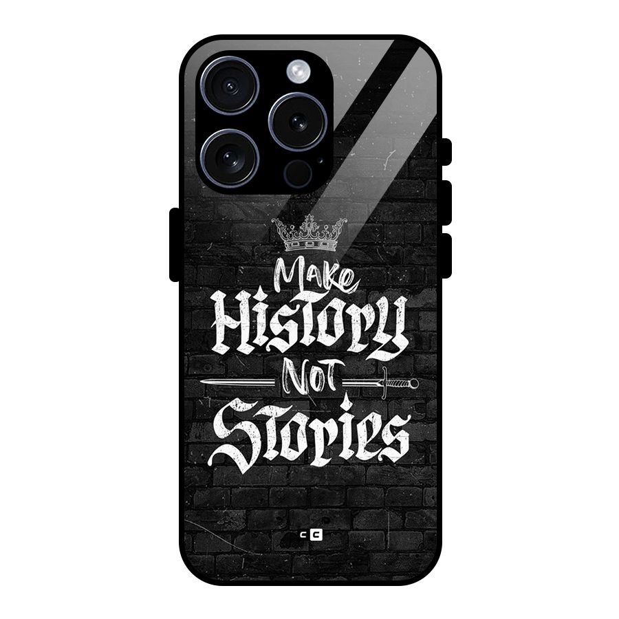 Make History Glass Back Case for iPhone 15 Pro