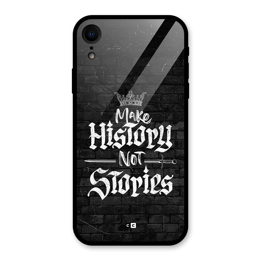 Make History Glass Back Case for iPhone XR