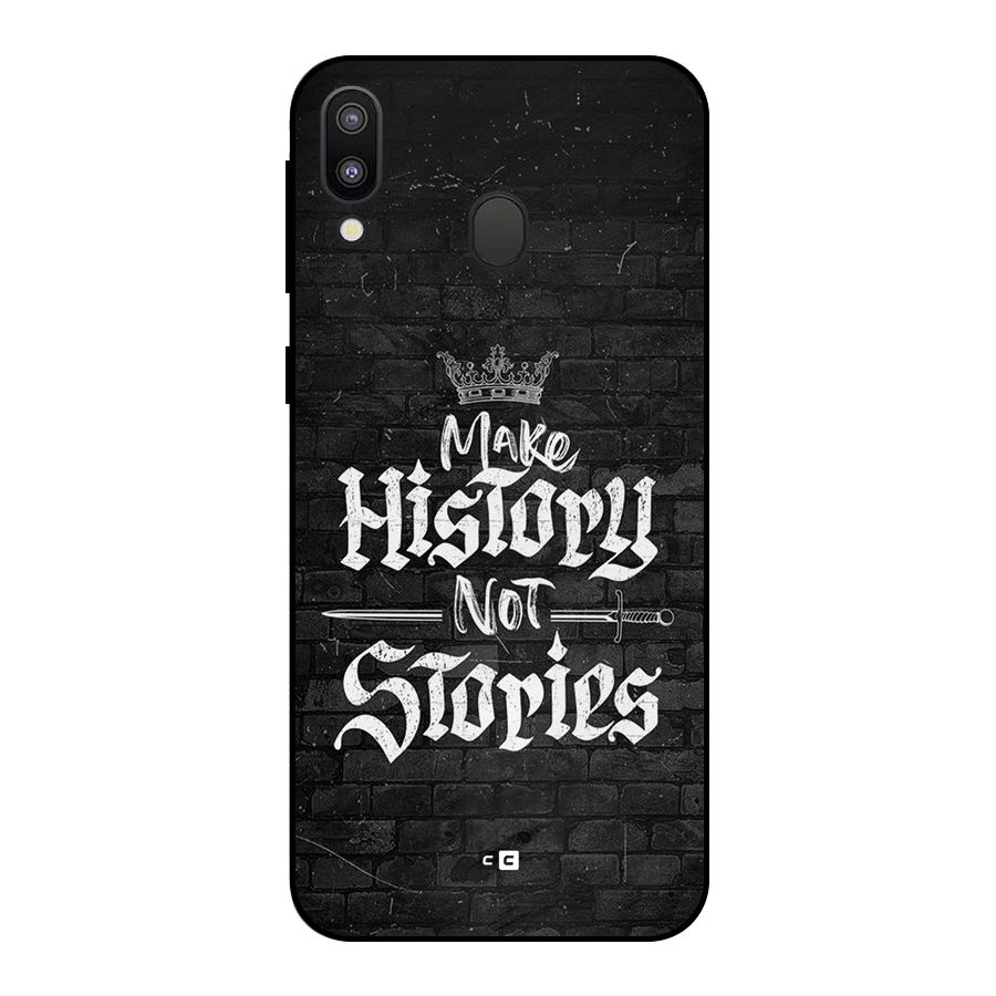 Make History Metal Back Case for Galaxy M20