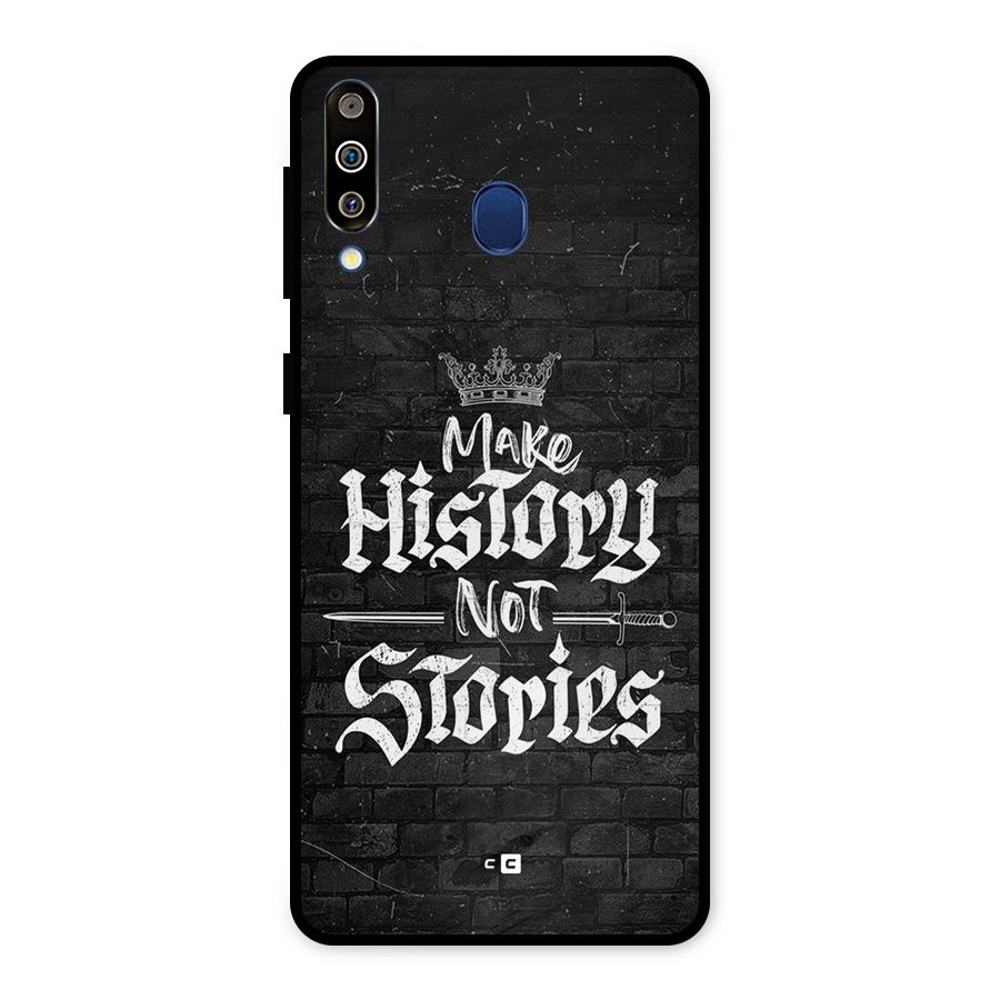 Make History Metal Back Case for Galaxy M30