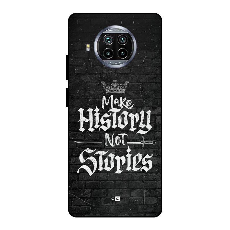 Make History Metal Back Case for Mi 10i
