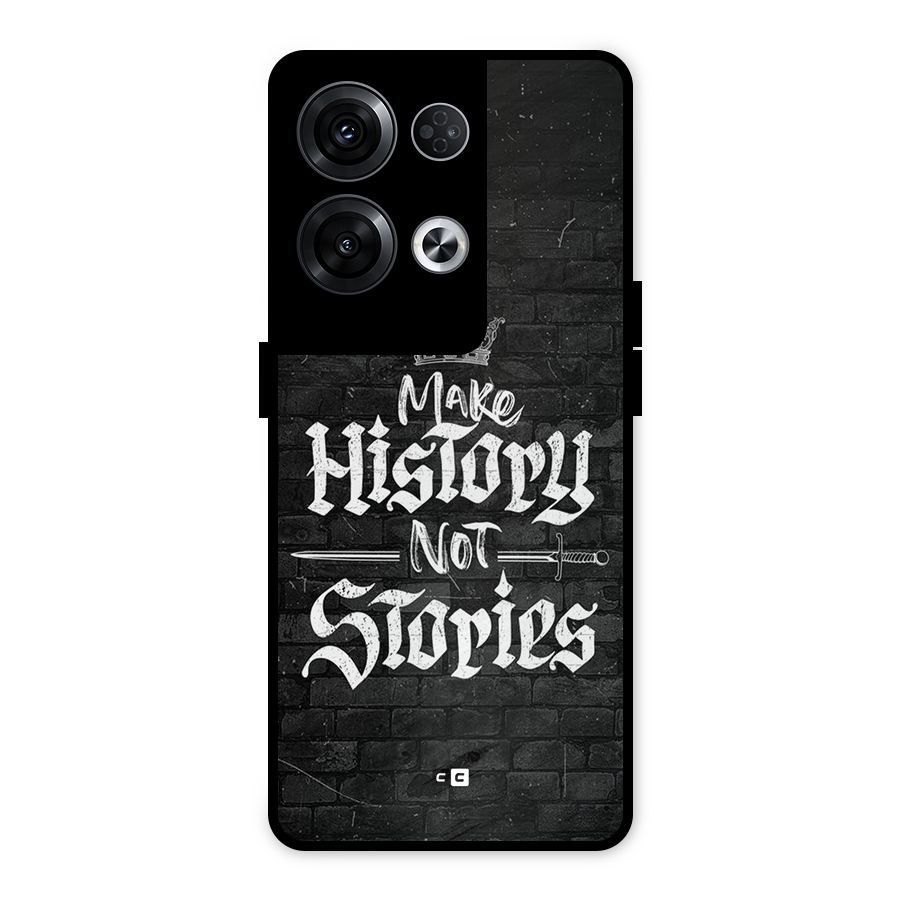 Make History Metal Back Case for Oppo Reno8 Pro 5G