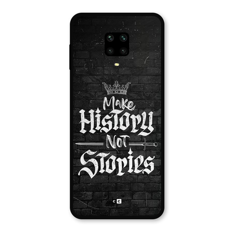 Make History Metal Back Case for Poco M2 Pro