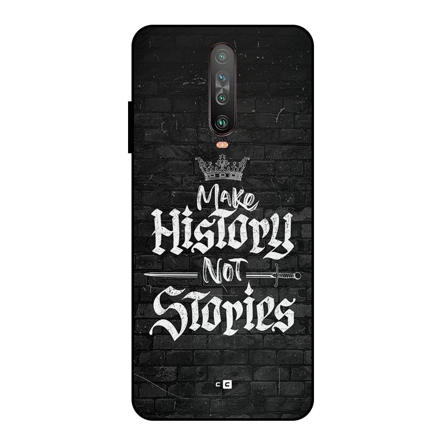 Make History Metal Back Case for Poco X2
