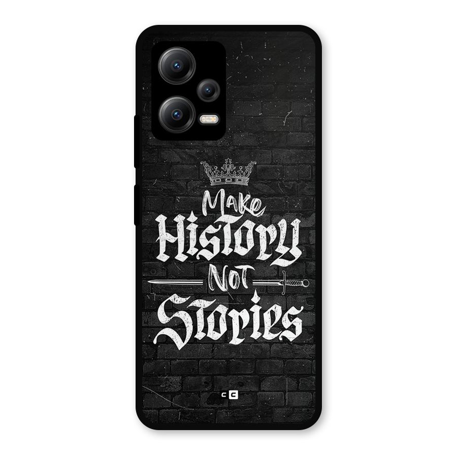 Make History Metal Back Case for Poco X5
