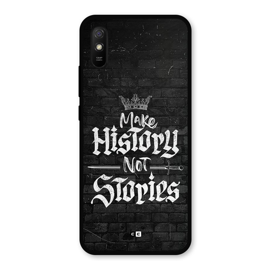 Make History Metal Back Case for Redmi 9a