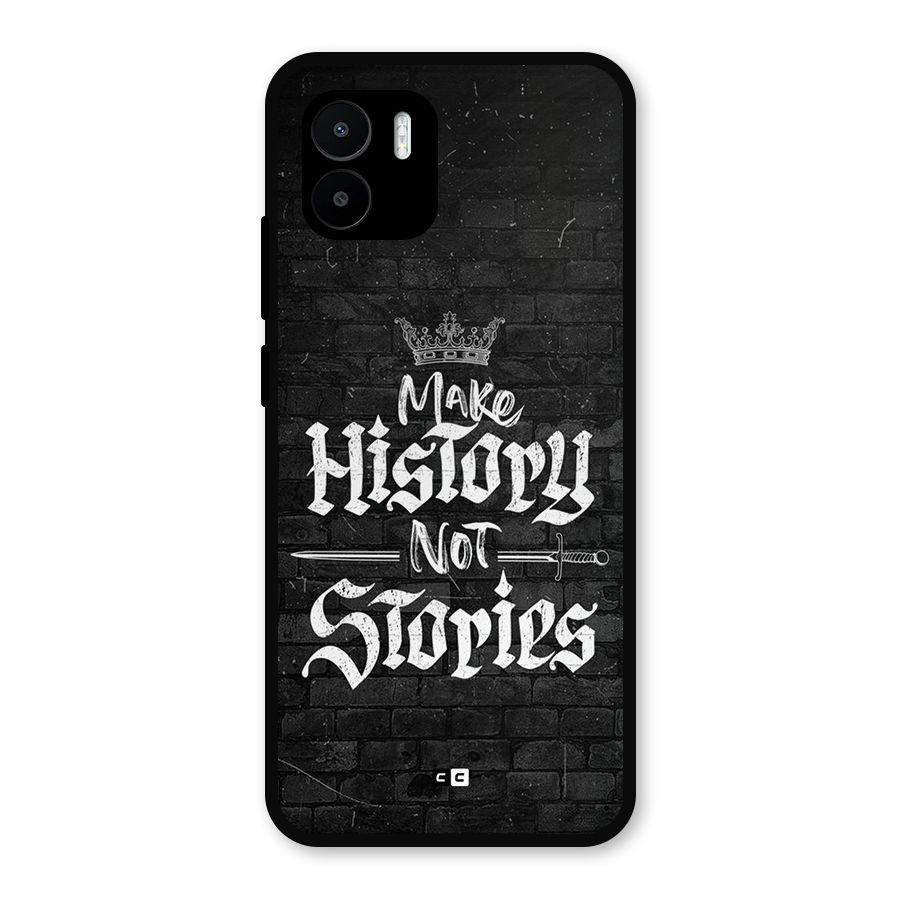 Make History Metal Back Case for Redmi A1