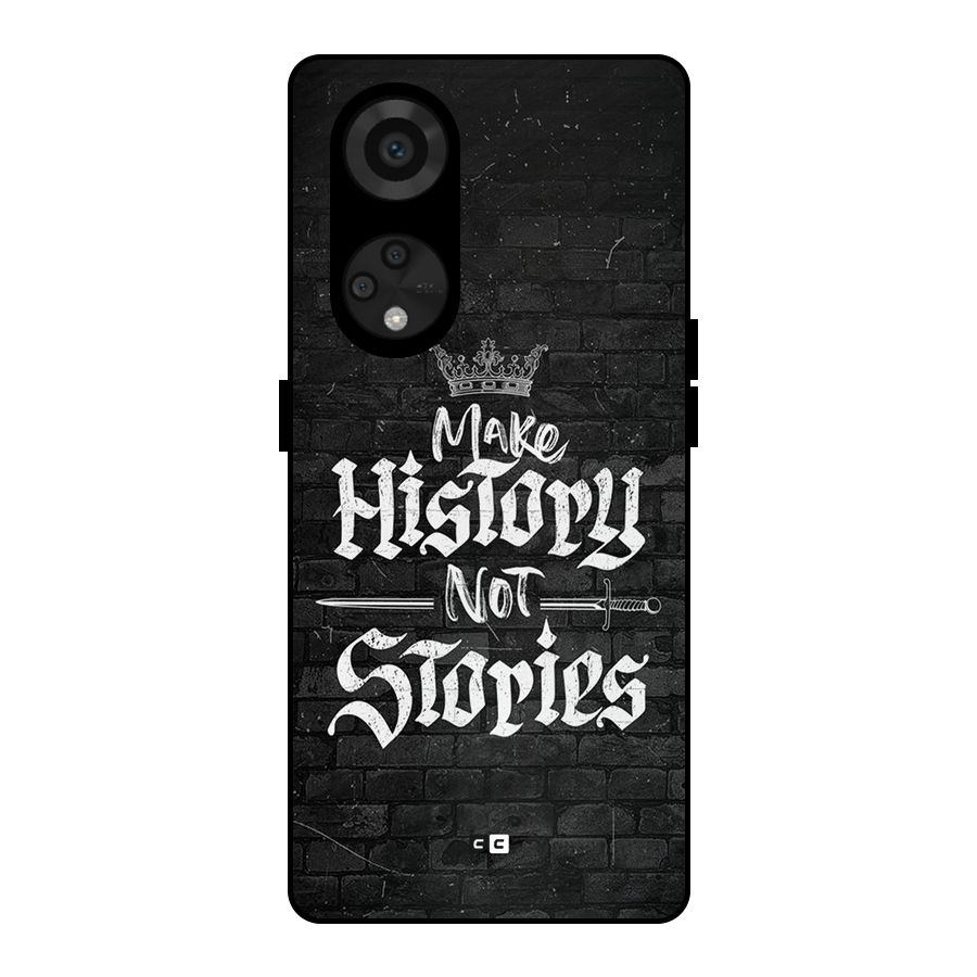 Make History Metal Back Case for Reno8 T 5G