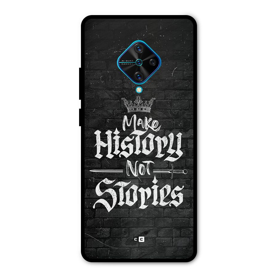 Make History Metal Back Case for Vivo S1 Pro