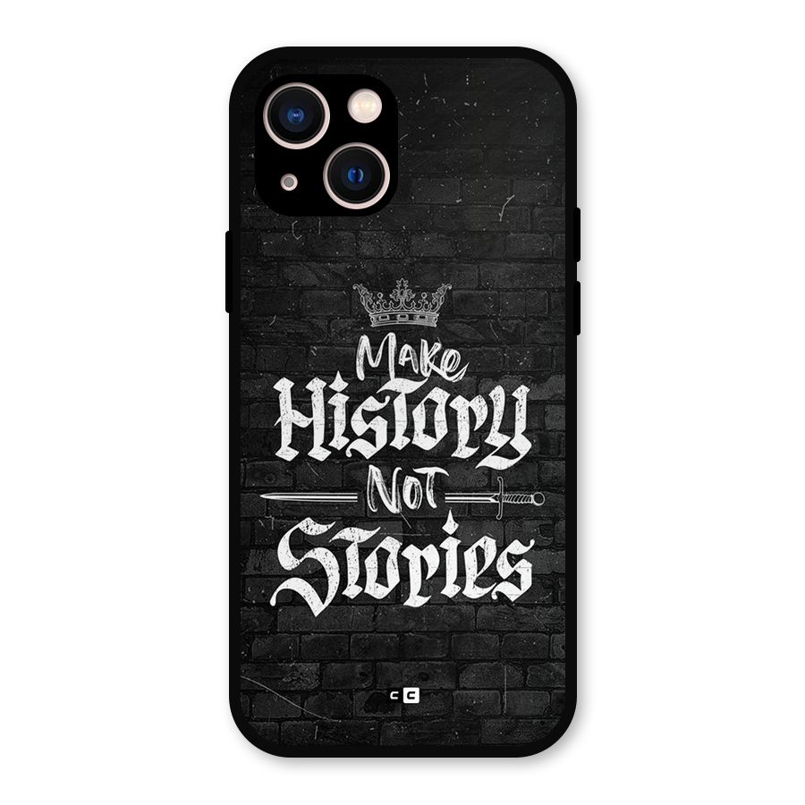 Make History Metal Back Case for iPhone 13