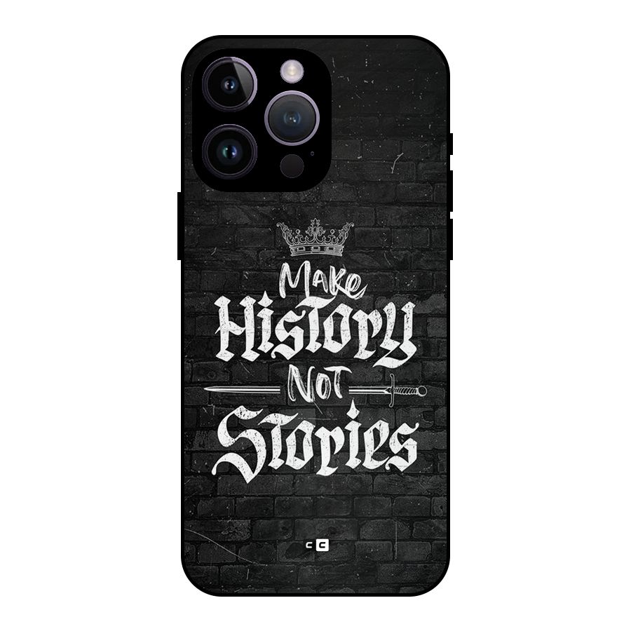 Make History Metal Back Case for iPhone 14 Pro Max