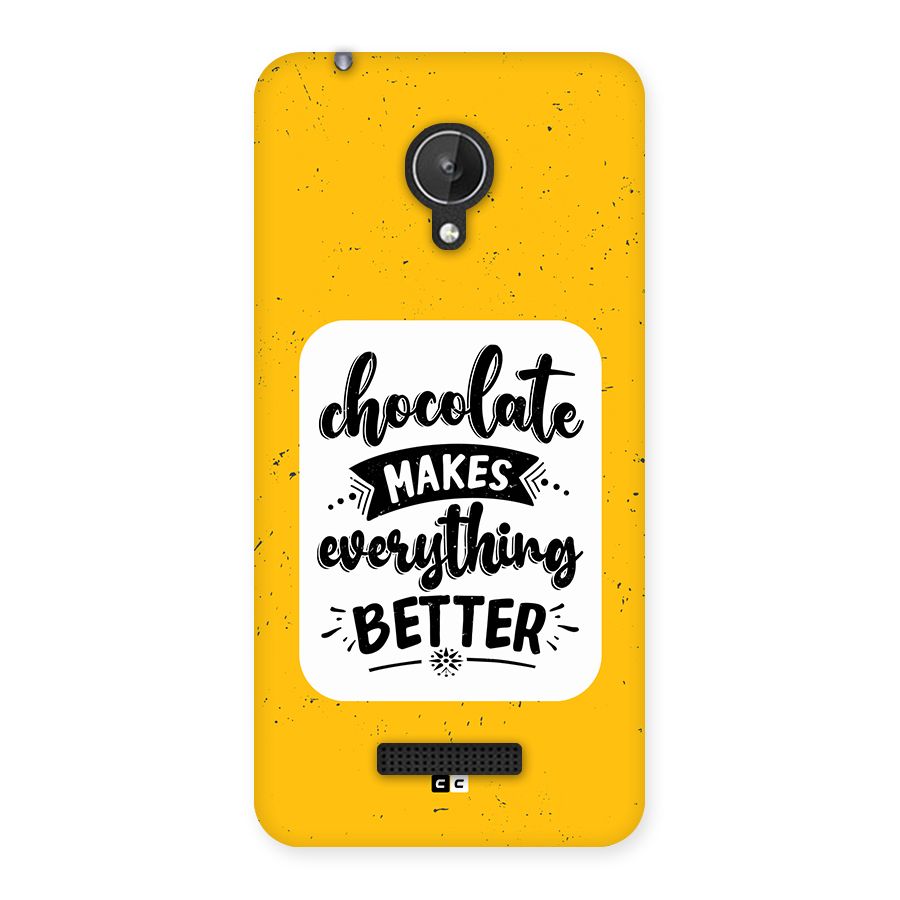 Makes Everything Better Back Case for Canvas Spark Q380