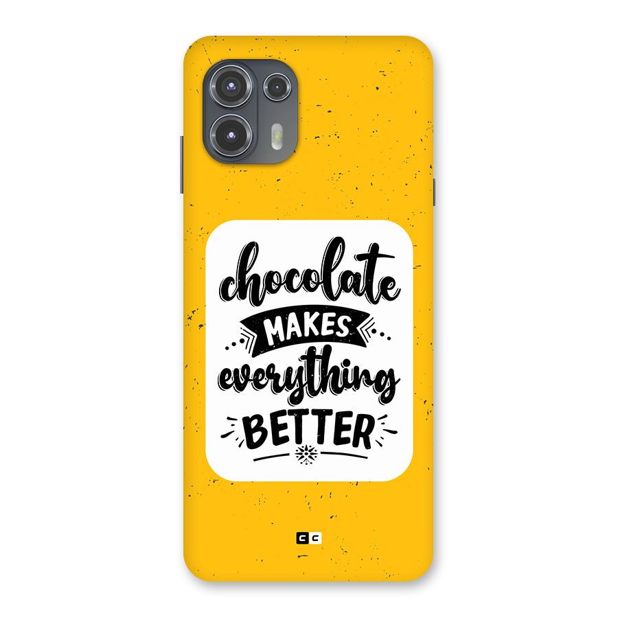 Makes Everything Better Back Case for Motorola Edge 20 Fusion