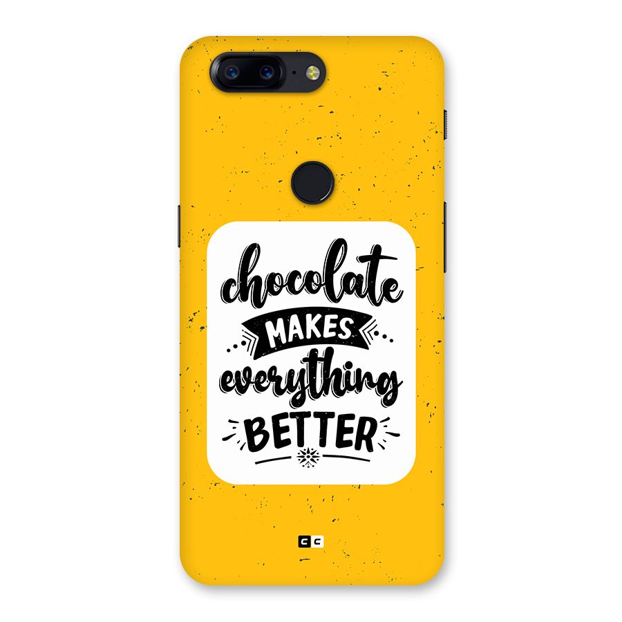 Makes Everything Better Back Case for OnePlus 5T