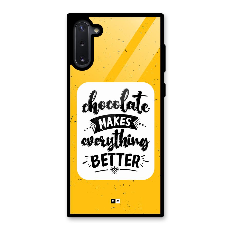 Makes Everything Better Glass Back Case for Galaxy Note 10