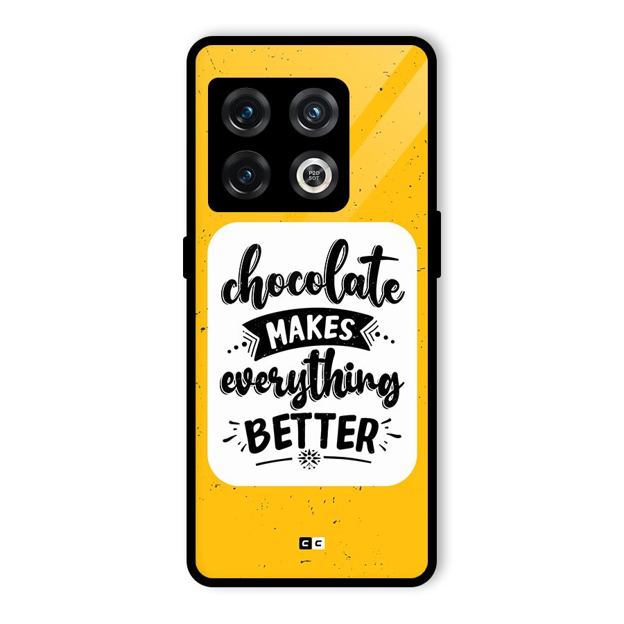 Makes Everything Better Glass Back Case for OnePlus 10 Pro 5G