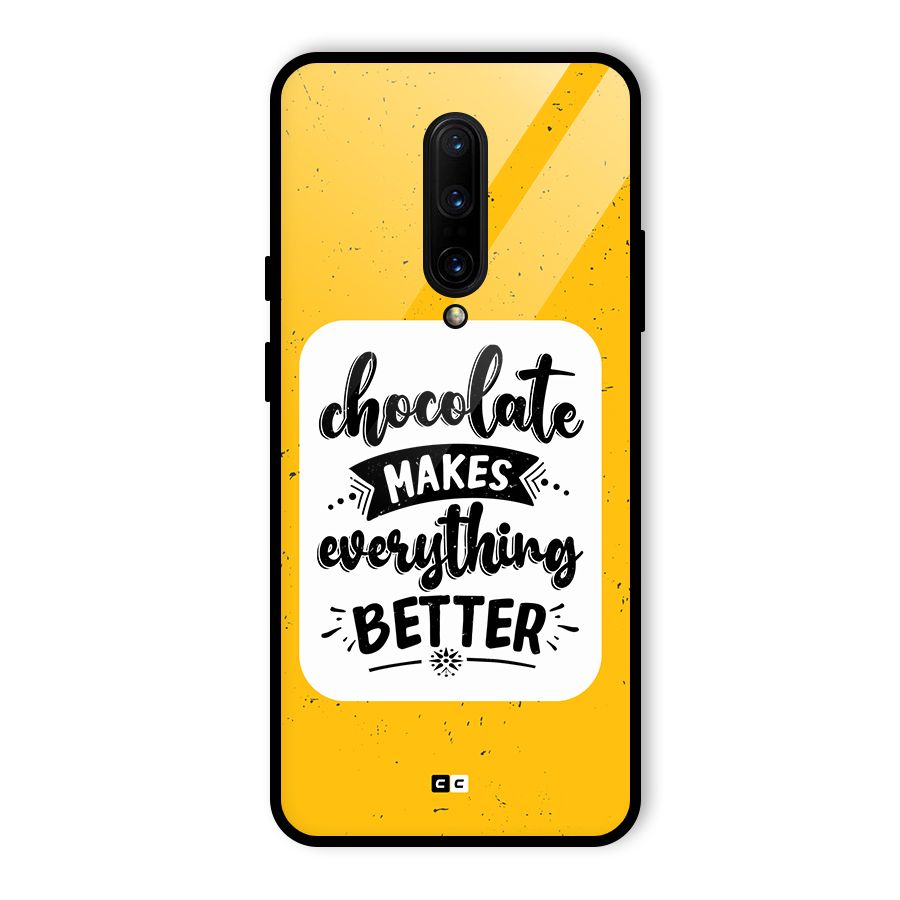 Makes Everything Better Glass Back Case for OnePlus 7 Pro