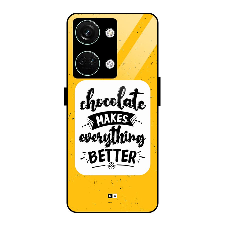 Makes Everything Better Glass Back Case for Oneplus Nord 3
