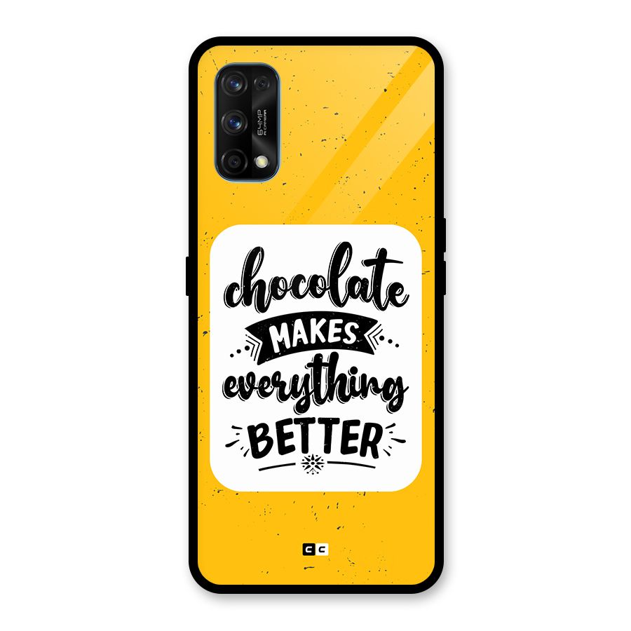 Makes Everything Better Glass Back Case for Realme 7 Pro