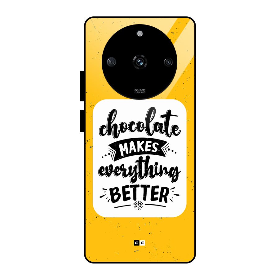 Makes Everything Better Glass Back Case for Realme Narzo 60 5G