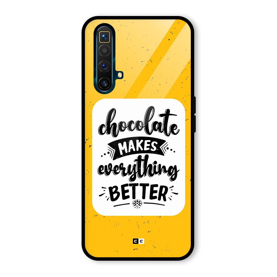 Makes Everything Better Glass Back Case for Realme X3
