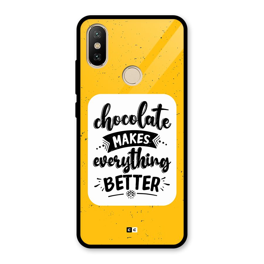 Makes Everything Better Glass Back Case for Redmi A2