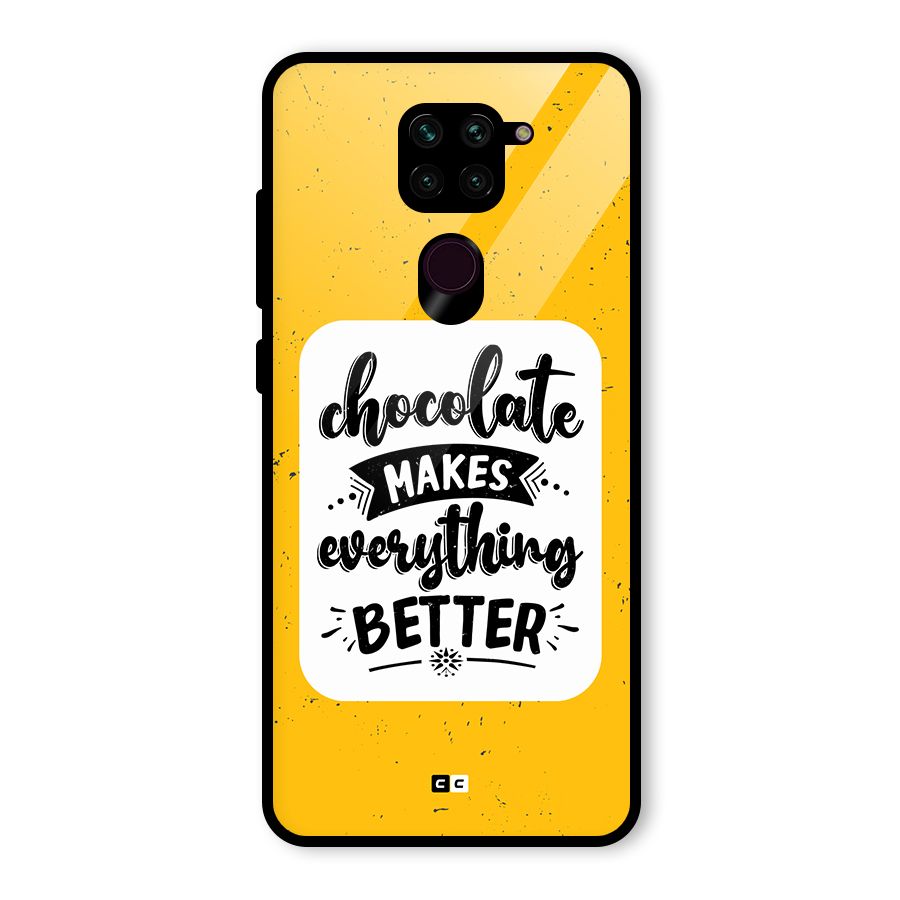 Makes Everything Better Glass Back Case for Redmi Note 9