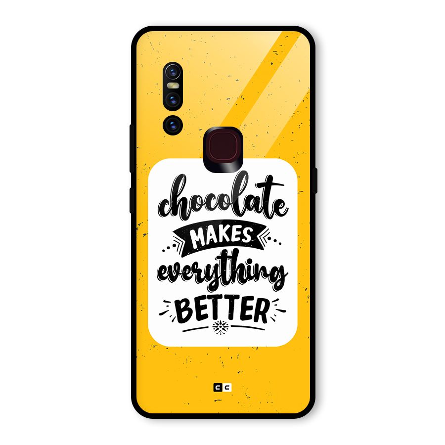 Makes Everything Better Glass Back Case for Vivo V15